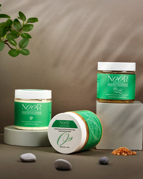 مجموعة الجسم باللبان الطبيعي