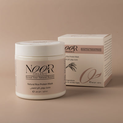 ماسك بروتين الأرز الطبيعي