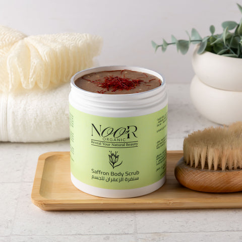 مجموعة الزعفران الطبيعي للجسم