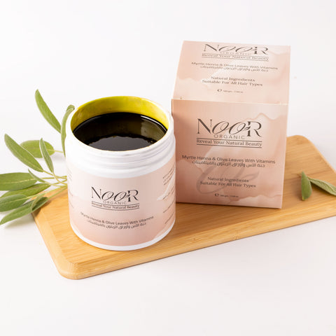 Myrtle Henna and Olive Leaves with Vitamins (Concentrated Henna Paste with Vitamins)