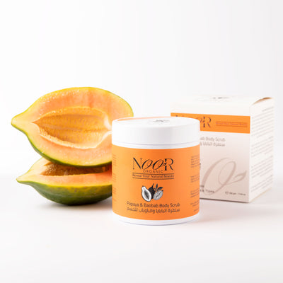 Papaya body scrub