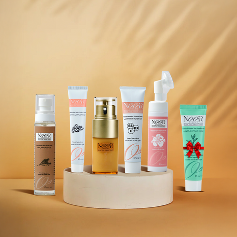 مجموعة العناية بالبشرة الطبيعية مع ديودرنت
