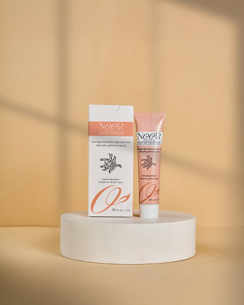 كريم نور ماجيك الطبيعي لتفتيح البشرة المضاعف يحتوي على اعلى مادة تفتيح طبيعية بالجلابردين ( لا يصلح للحامل والمرضعه )