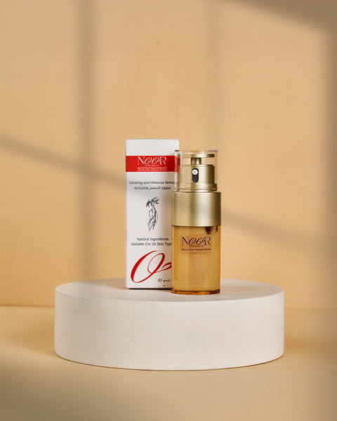 سيرم الجنسنج والكركديه للشد والنضارة