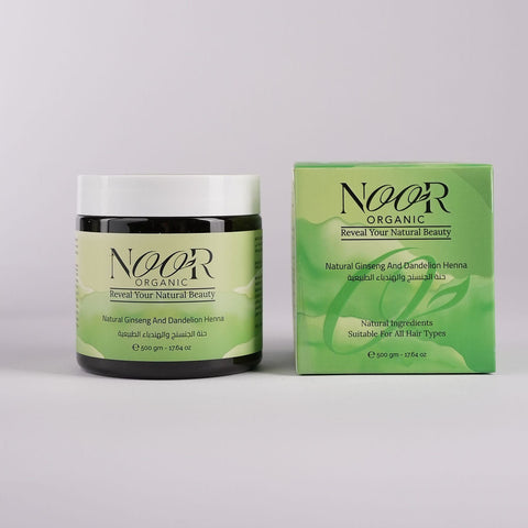 حنة معجونة بالفيتامينات و الجنسنج والهندباء الطبيعية