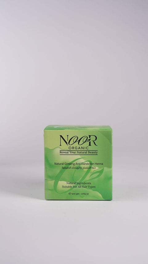 حنة معجونة بالفيتامينات و الجنسنج والهندباء الطبيعية