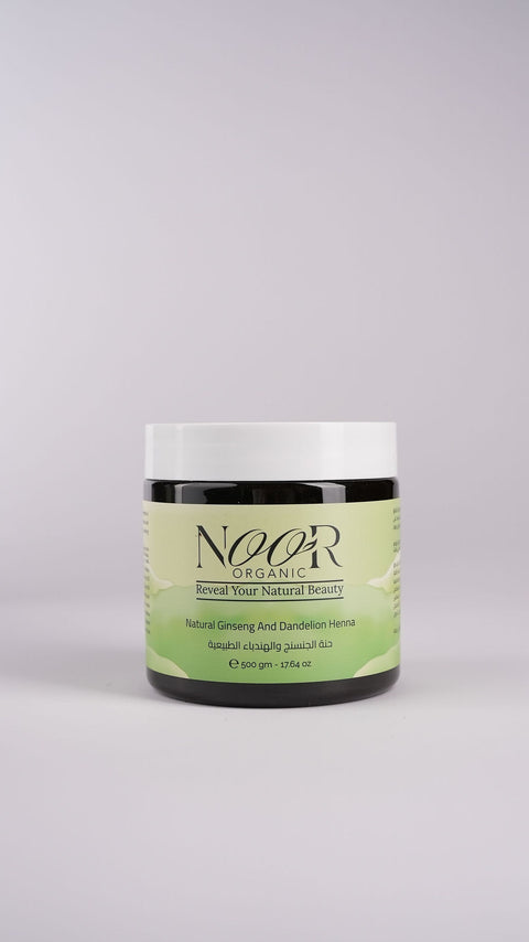 حنة معجونة بالفيتامينات و الجنسنج والهندباء الطبيعية