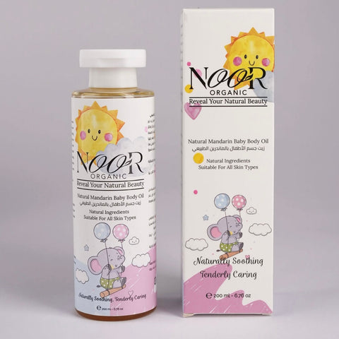 زيت جسم الأطفال بالماندرين الطبيعي