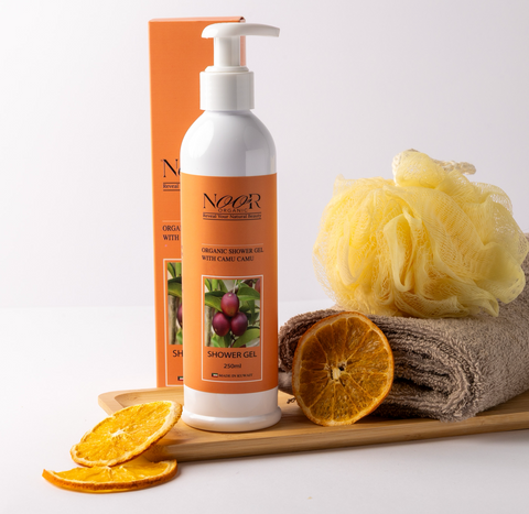 سائل استحمام طبيعي مفتح