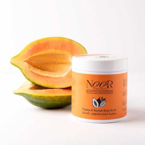Papaya body scrub